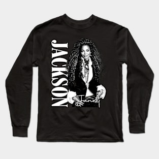 Janet Jackson Vintage 1980s Long Sleeve T-Shirt